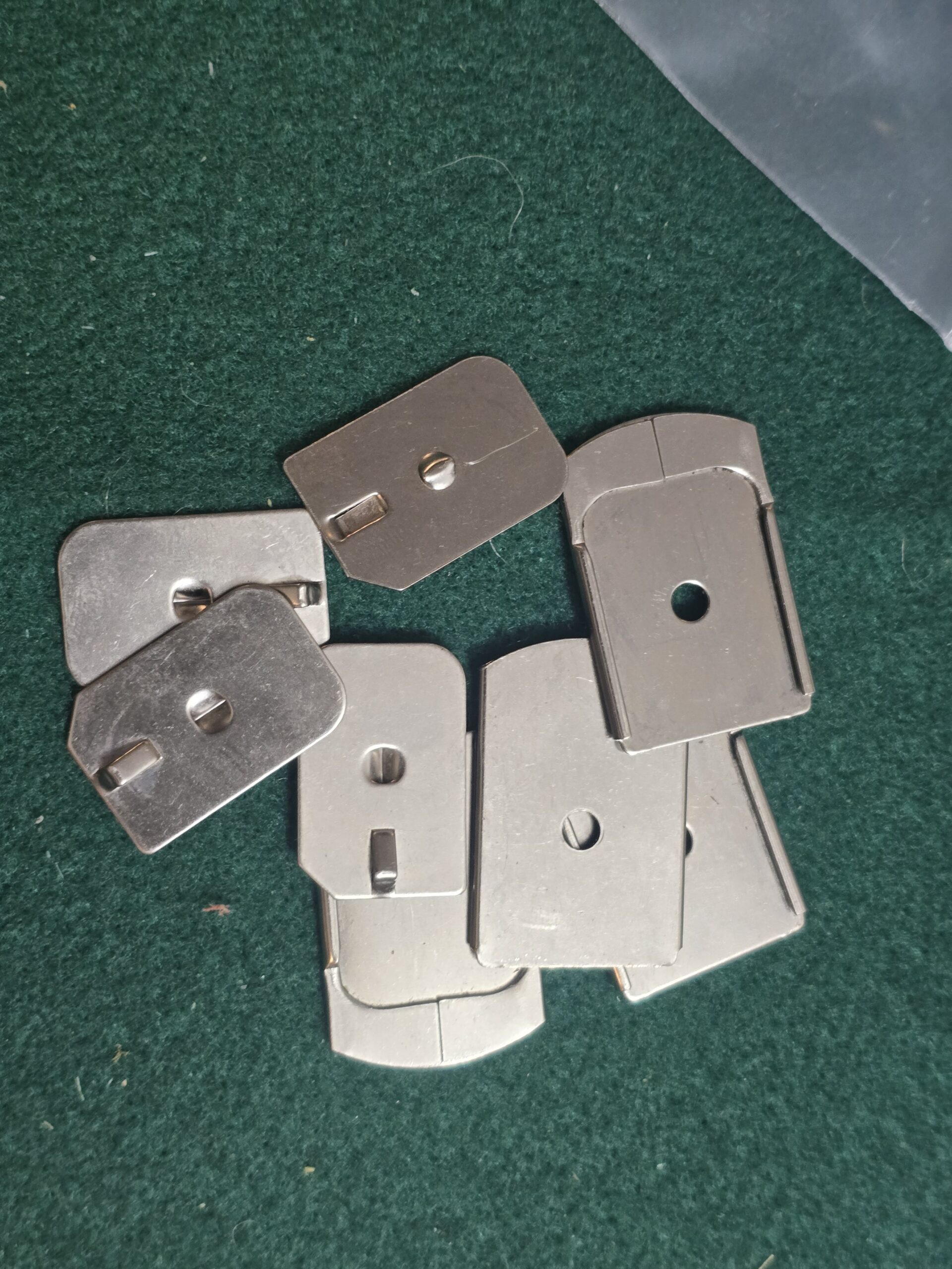 MecGar Para Magazine Locking & Base Plates 4 Pack - Nickel